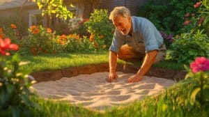 « Ce jardin cache un secret millionnaire » : la découverte d’un retraité qui transforme du sable en trésor rare et convoité en plein cœur de sa propriété Illustration de la découverte d'un gisement de sable rare dans le jardin d'un retraité à Saint-Denis, réalisée par intelligence artificielle.