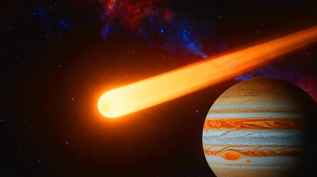 La comète 3I/ATLAS éveille la controverse : « Cette visite dans notre système solaire est-elle un avertissement cosmique ? » et divise les scientifiques du monde entier Illustration de la comète interstellaire 3I/ATLAS traversant notre système solaire.