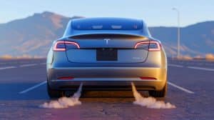 Illustration de l'impact du Green Deal sur l'industrie automobile européenne, générée par intelligence artificielle.