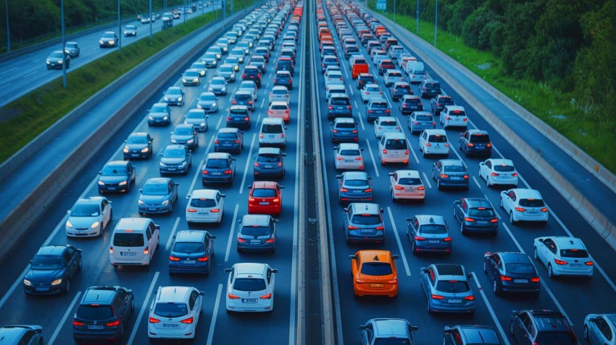 700 km de bouchons : ce chaos sur les routes est-il vraiment inévitable ou simplement un choix collectif Illustration de la formation des embouteillages et de leurs mécanismes complexes sur les routes.
