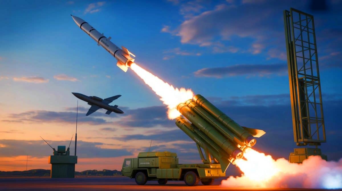 « Ce missile européen intercepte même les cibles furtives » : l’ASTER B1NT bouleverse la défense aérienne et renforce la sécurité de tout le continent Illustration de l'ASTER B1NT, missile européen avancé capable d'intercepter des menaces aériennes et balistiques.
