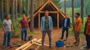 « C’est la loi » : contraint de raser sa cabane, un homme dénonce une décision qui divise la communauté Illustration de la cabane construite illégalement par Olivier Barange sur son terrain agricole.