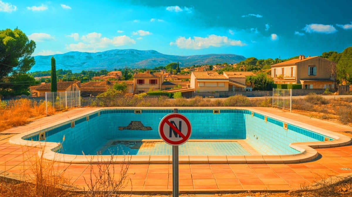 « C’est une atteinte à nos libertés » : choc dans ces communes où les piscines privées sont interdites Illustration de la restriction des piscines privées en réponse aux sécheresses croissantes en France.
