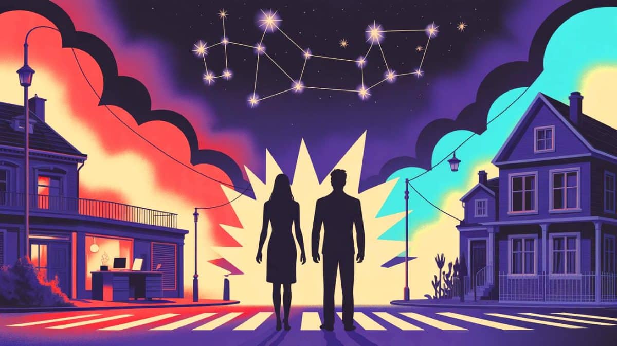 Cette rentrée sous tension plonge deux signes astrologiques dans une épreuve inattendue qui bouleverse leurs projets personnels et professionnels Illustration de la Balance et du Bélier confrontés à des complications juridiques bouleversant leur carrière professionnelle.