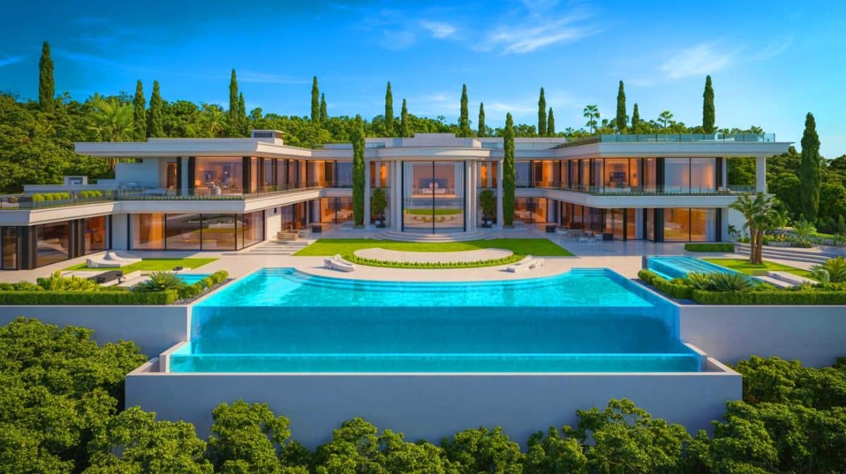« Cette villa éblouit » : les États-Unis divisés par ce luxe à 200 millions € à Beverly Hills Illustration de la Luxury Mansion, symbole de l'opulence et de l'architecture moderne à Bel-Air.