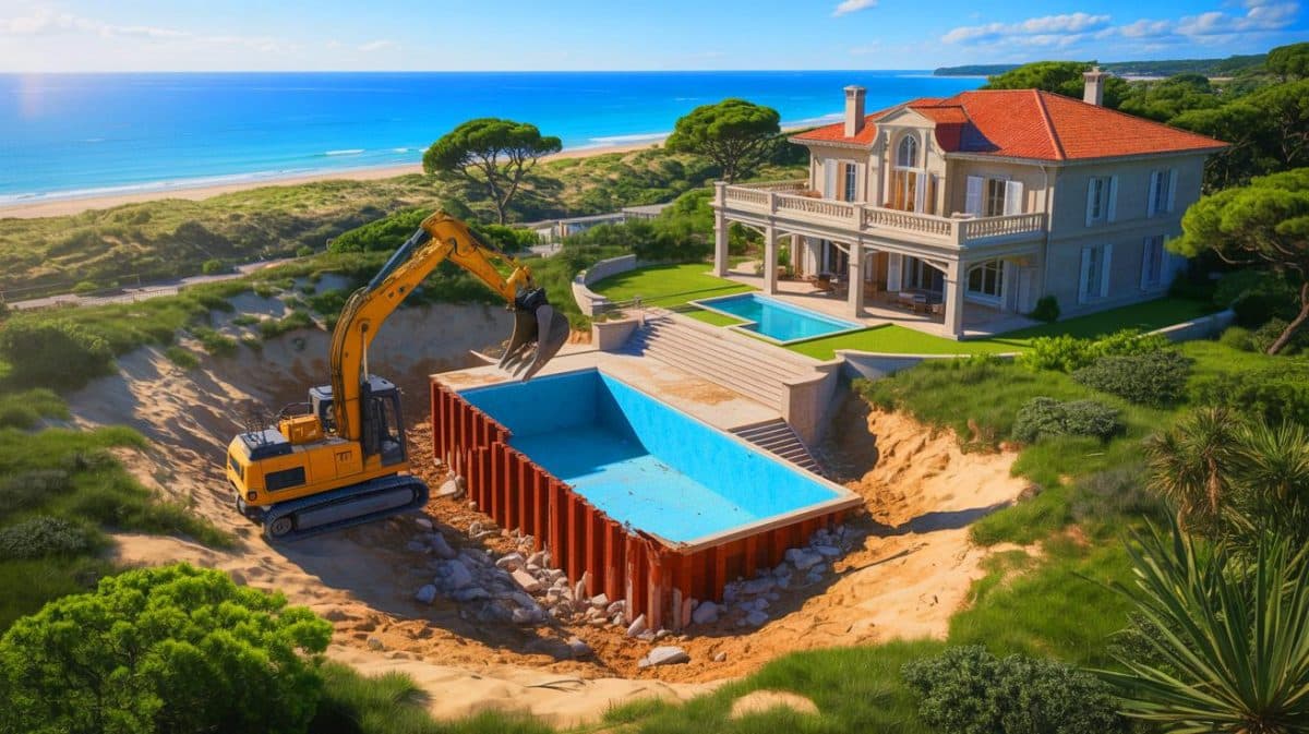 « J’ai tout perdu pour ça » : un consultant McKinsey creuse une piscine illégale au Cap Ferret et finit humilié par la justice Illustration de la démolition d'une piscine illégale au Cap Ferret en zone protégée.