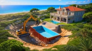 « J’ai tout perdu pour ça » : un consultant McKinsey creuse une piscine illégale au Cap Ferret et finit humilié par la justice Illustration de la démolition d'une piscine illégale au Cap Ferret en zone protégée.