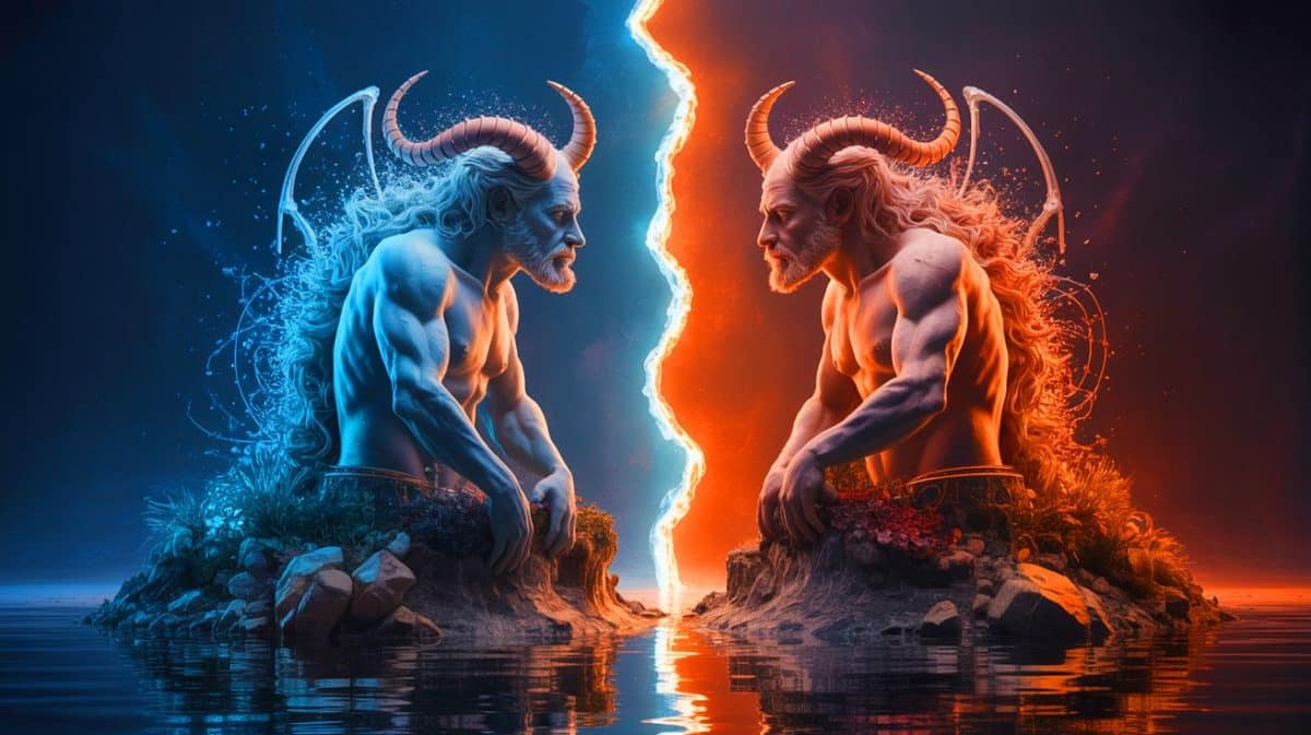 Été 2025 : « la distance glaciale » entre ces deux signes astrologiques sème le chaos et « détruit toute harmonie » dans leurs relations Illustration de la distance émotionnelle entre les signes astrologiques du Verseau et du Capricorne en été 2025.