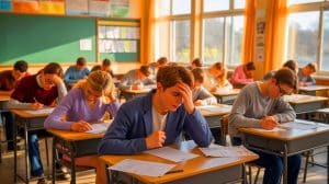 Illustration de perles d'examens du Baccalauréat.