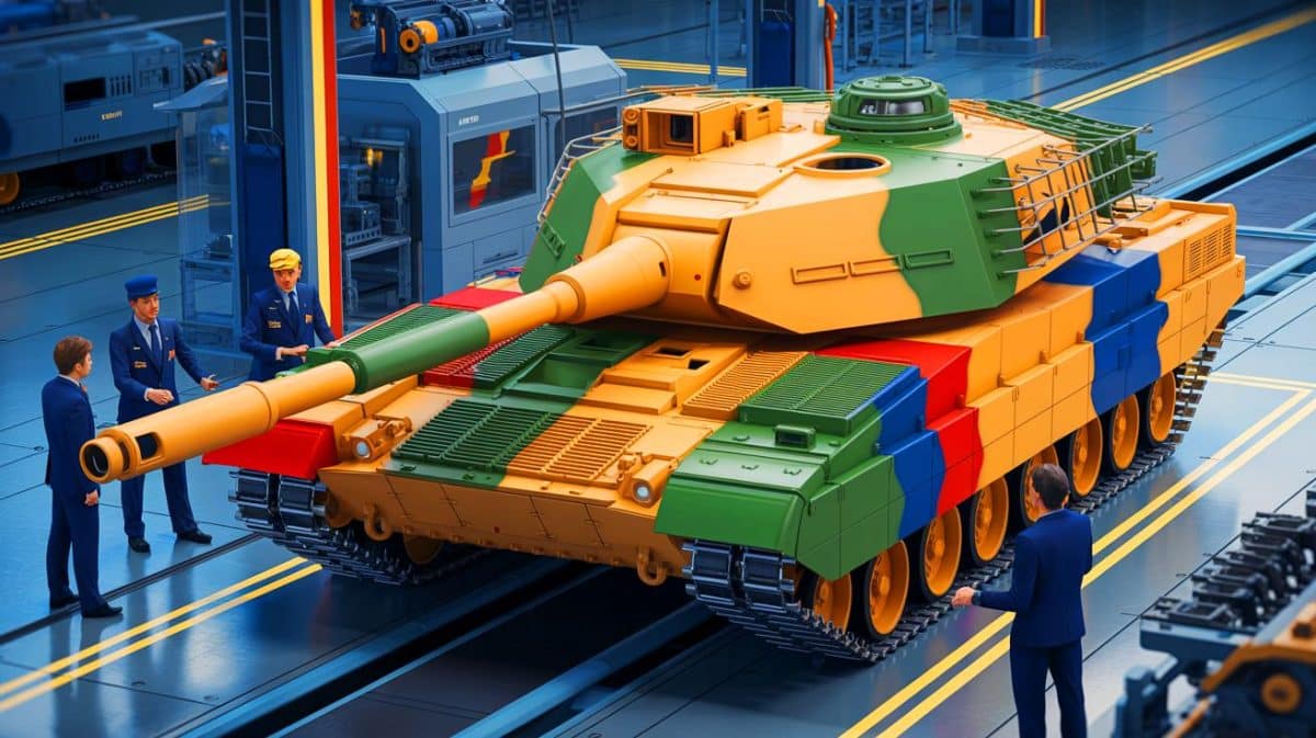 « Voici le char qui va tout changer » : la France prépare un modèle secret pour défier le Leopard 3 et surprendre l’Europe entière Illustration de la modernisation des forces blindées françaises en coopération avec l'Allemagne.