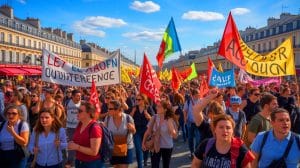 Grève du 10 septembre : écoles fermées, transports perturbés… ce qui vous attend Illustration de la mobilisation sociale en France contre les mesures d'austérité de François Bayrou.