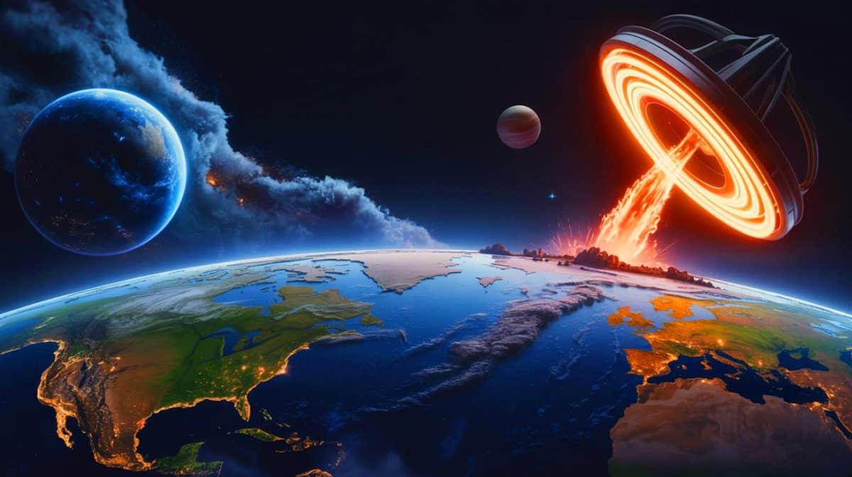 « La Terre sera avalée par un trou noir » : une menace cosmique qui pourrait bouleverser notre existence Illustration de la fascination scientifique pour les trous noirs et les ondes gravitationnelles.