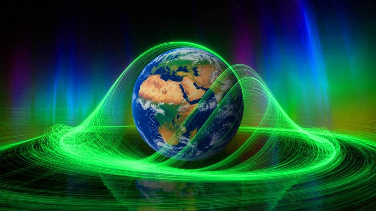 « On ignore ce danger imminent » : la dernière inversion magnétique révèle des risques majeurs et alerte les scientifiques sur notre vulnérabilité Illustration de l'inversion du champ magnétique terrestre et ses implications sur notre planète.
