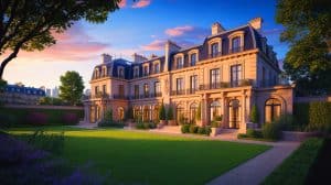 Illustration de la demeure de luxe vendue pour 69 millions d'euros dans le 16e arrondissement de Paris.