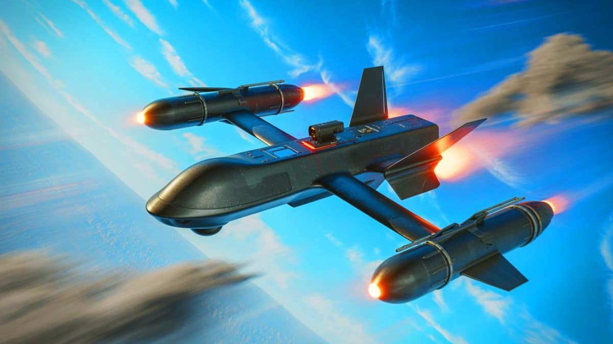 Illustration de la technologie de manœuvre d'évasion des drones développée par des ingénieurs chinois.