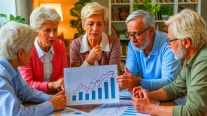 Illustration de la revalorisation des pensions Agirc-Arrco face à l'inflation en 2025.