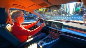 Illustration de la réforme du permis de conduire pour les seniors prévue en 2025.