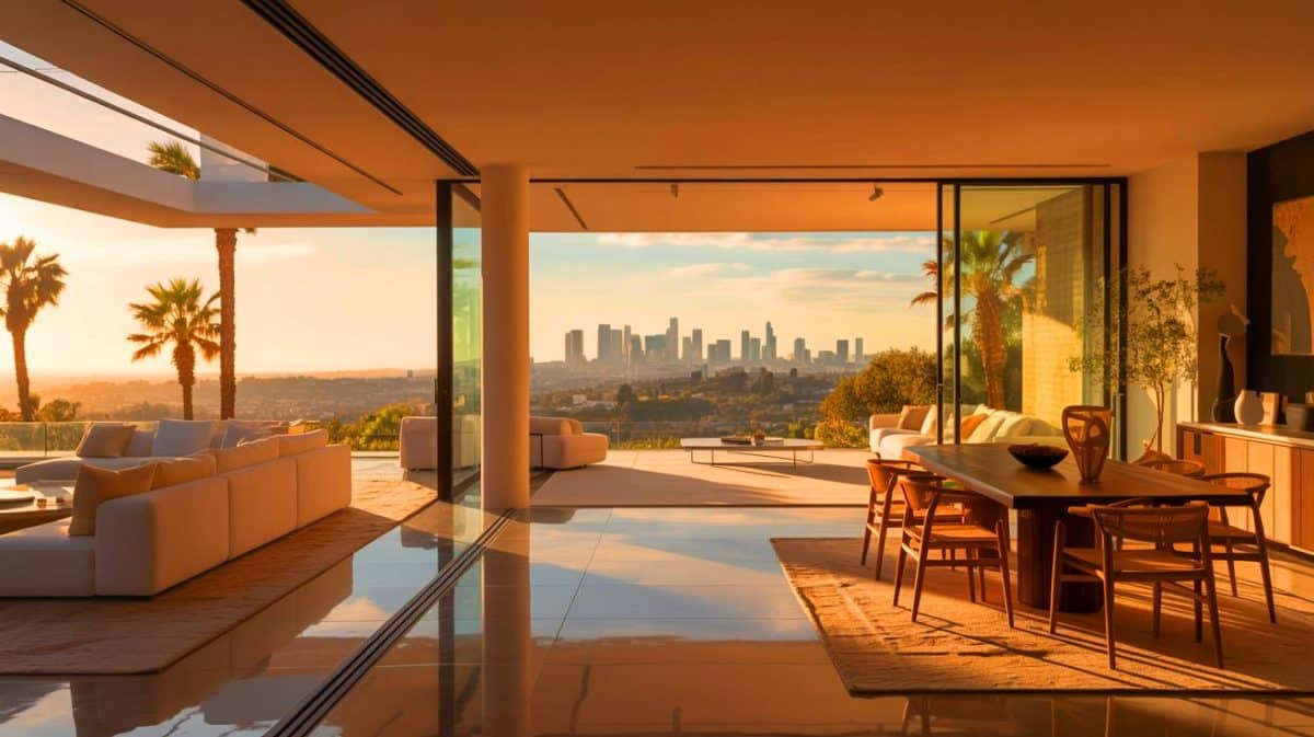 Olivier Giroud quitte Los Angeles : découvrez sa maison de rêve avant son grand déménagement Illustration de la maison d'Olivier Giroud à Los Angeles avant son retour en France.