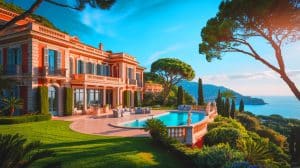 Illustration de l'acquisition de la villa Les Cèdres à Saint-Jean-Cap-Ferrat par Rinat Akhmetov.