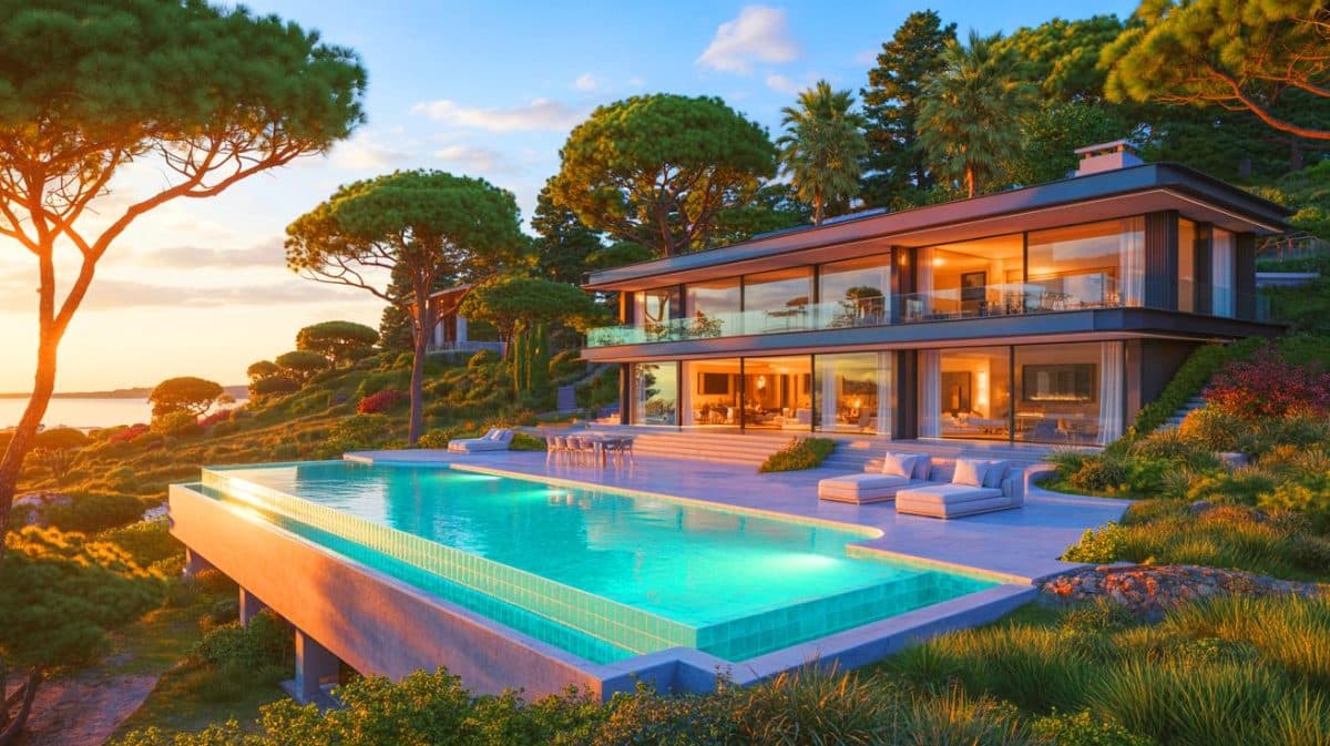 « Antoine Dupont confirme un achat à 3 millions » : la star du rugby surprend ses supporters avec une décision inattendue Illustration de la villa d'Antoine Dupont près du bassin d'Arcachon.