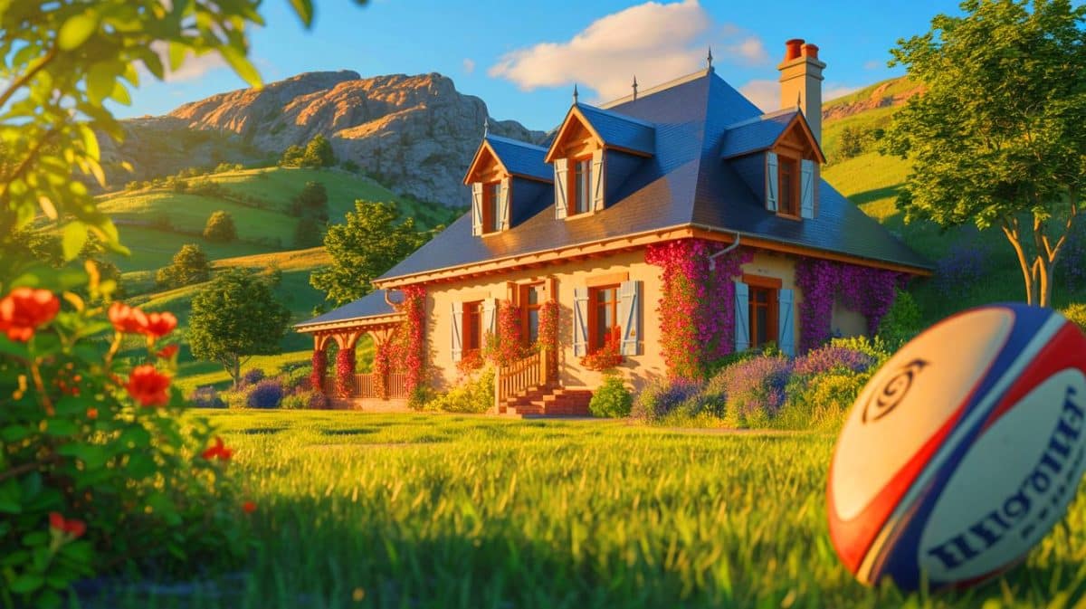 « Antoine Dupont ouvre les portes de sa maison d’enfance » : le compagnon d’Iris Mittenaere révèle ses racines et son parcours Illustration de la maison d'enfance d'Antoine Dupont à Castelnau-Magnoac.