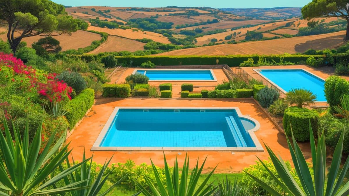Ces milliers de piscines menacées d’interdiction en 2025 déclenchent une révolte et accentuent la crise hydrique française Illustration de l'interdiction des piscines privées en réponse à la crise de l'eau en France.