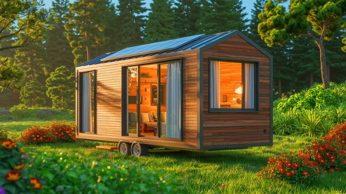 Cette Tiny House de 2 chambres à 300€ par mois secoue le marché immobilier et inquiète déjà les promoteurs Illustration de la tiny house Kangourou de Quadrapol, modèle de 19 m² de plain-pied.