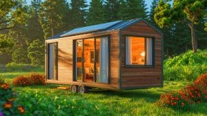 Cette Tiny House de 2 chambres à 300€ par mois secoue le marché immobilier et inquiète déjà les promoteurs Illustration de la tiny house Kangourou de Quadrapol, modèle de 19 m² de plain-pied.