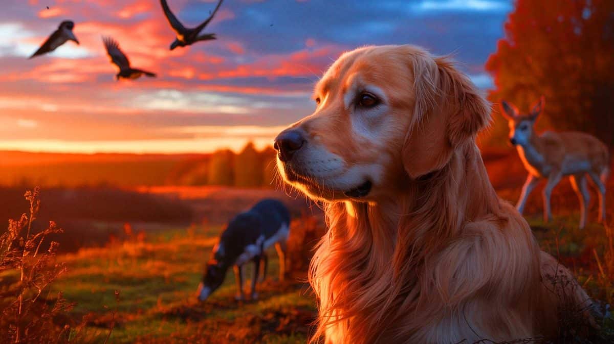 « Pourquoi votre chien est-il moins joueur » : la baisse de luminosité explique les changements d’humeur animale Illustration de l'impact de la baisse de luminosité sur le comportement des animaux.