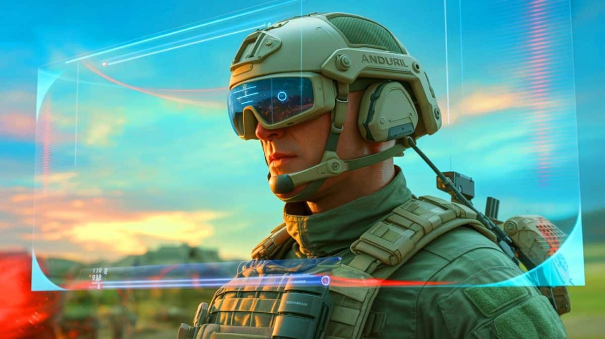 « Le casque Anduril transforme les soldats en surhommes » : un contrat de 159 M$ pour équiper l’armée US face aux menaces modernes Illustration de casques de réalité mixte développés par Anduril pour l'armée américaine.