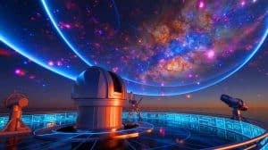 « Et si le trou noir Sagittarius A* nous ciblait vraiment » : une découverte de l’IA relance les mystères de la Voie lactée Illustration de l'utilisation de l'intelligence artificielle pour percer les mystères du trou noir Sagittarius A*.