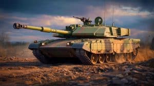 « Face aux drones russes, les chars ukrainiens changent de rôle » : une nouvelle tactique les transforme en obusiers modernes Illustration de l'armée ukrainienne utilisant des chars CV90 comme obusiers autopropulsés pour contrer les drones.