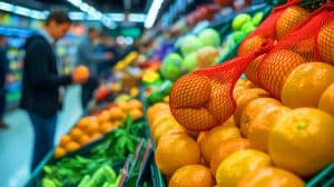 Illustration de la procédure de rappel des oranges à jus chez E.Leclerc pour dépassement de pesticides.