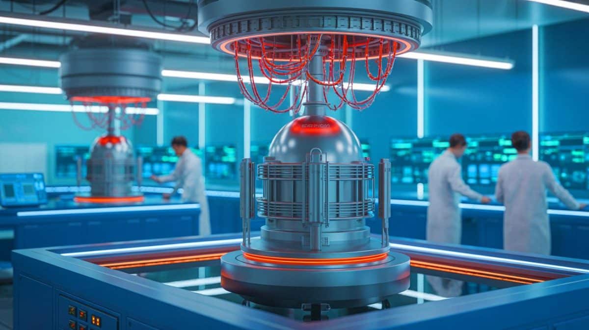 « Les micro-réacteurs nucléaires deviennent autonomes » : un algorithme ajuste la puissance automatiquement et promet une énergie plus sûre Illustration de l'algorithme innovant pour l'autonomie des micro-réacteurs nucléaires.
