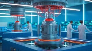 Illustration de l'algorithme innovant pour l'autonomie des micro-réacteurs nucléaires.