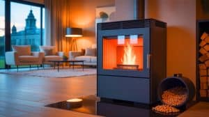 « Le chauffage au bois ou pellets sera-t-il interdit en 2027 » : des millions de foyers inquiets face aux nouvelles normes européennes Illustration de la réglementation européenne renforcée pour le chauffage au bois.