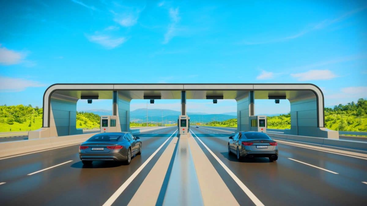 « Pourquoi les péages nouvelle génération posent-ils problème ? » : l’inconvénient que personne n’avait anticipé Illustration de la fluidité du trafic grâce aux péages à flux libre.