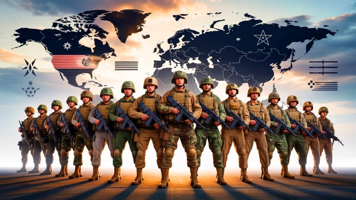 « Les dix armées les plus puissantes en 2025 » : un classement qui illustre les rivalités entre Washington, Moscou et Pékin Illustration de l'évaluation des puissances militaires mondiales selon Global Firepower.