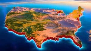« Washington officialise l’annexion d’un million de km² » : un tournant géopolitique qui redéfinit les rapports de force mondiaux Illustration de l'expansion hypothétique des États-Unis et de ses implications géopolitiques, économiques et environnementales.