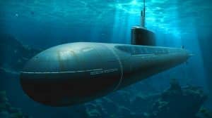 Illustration de la révélation des détails techniques du sous-marin nucléaire russe Knyaz Pozharsky.