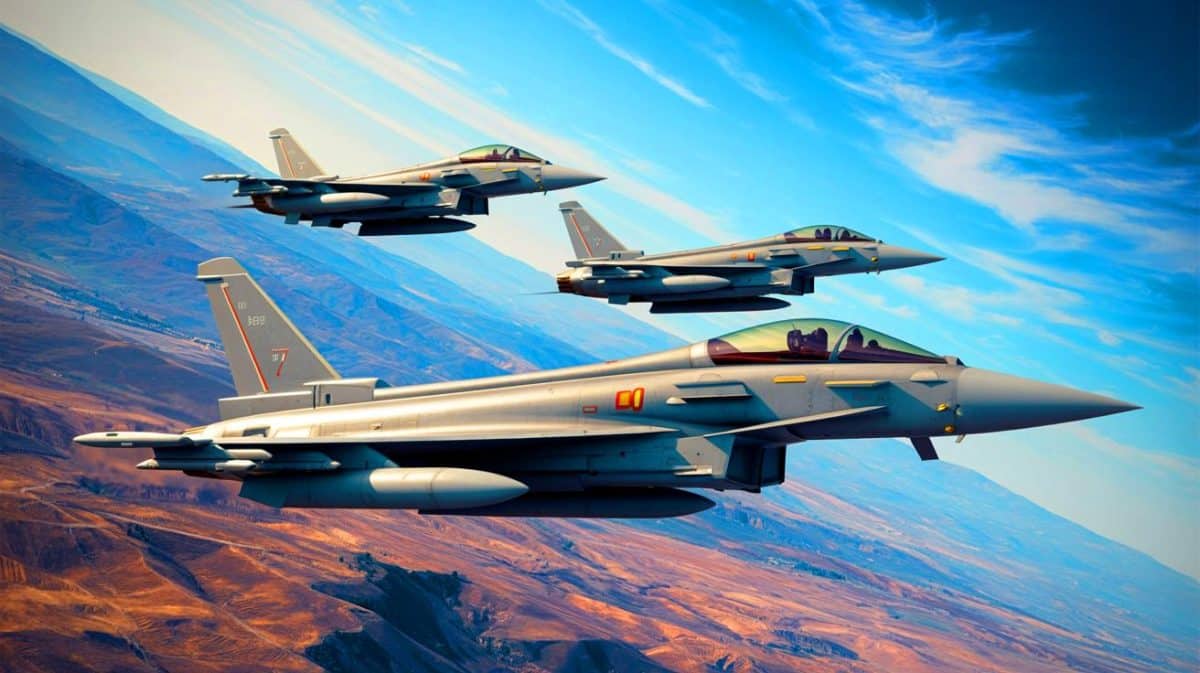 « Le pari aéronautique » : pourquoi cette commande géante change tout pour l’avenir de l’industrie européenne Illustration de la collaboration entre l'Espagne et l'Italie pour le programme Eurofighter.