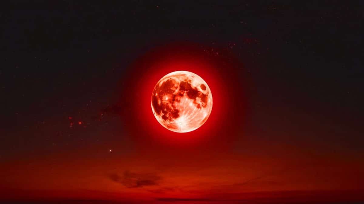 « Lune de Sang » : découvrez quand et où observer cette éclipse lunaire totale spectaculaire du 7 septembre 2025 Illustration de l'éclipse lunaire totale du 7 septembre 2025, connue sous le nom de « Lune de Sang ».