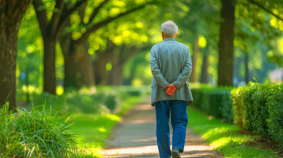 « Marcher les mains derrière le dos » : les psychologues révèlent le trait de caractère commun à toutes ces personnes Illustration de la posture de marche avec les mains croisées derrière le dos révélant des aspects psychologiques.