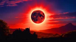 Illustration de l'éclipse solaire partielle visible en France le 29 mars 2025.