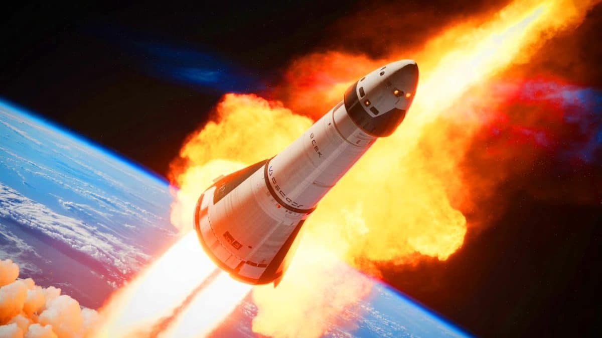 « SpaceX invente le bouclier crunch wrap » : une nouvelle méthode pour protéger Starship des températures extrêmes Illustration de la nouvelle technique de bouclier thermique « crunch wrap » testée sur le Starship de SpaceX.