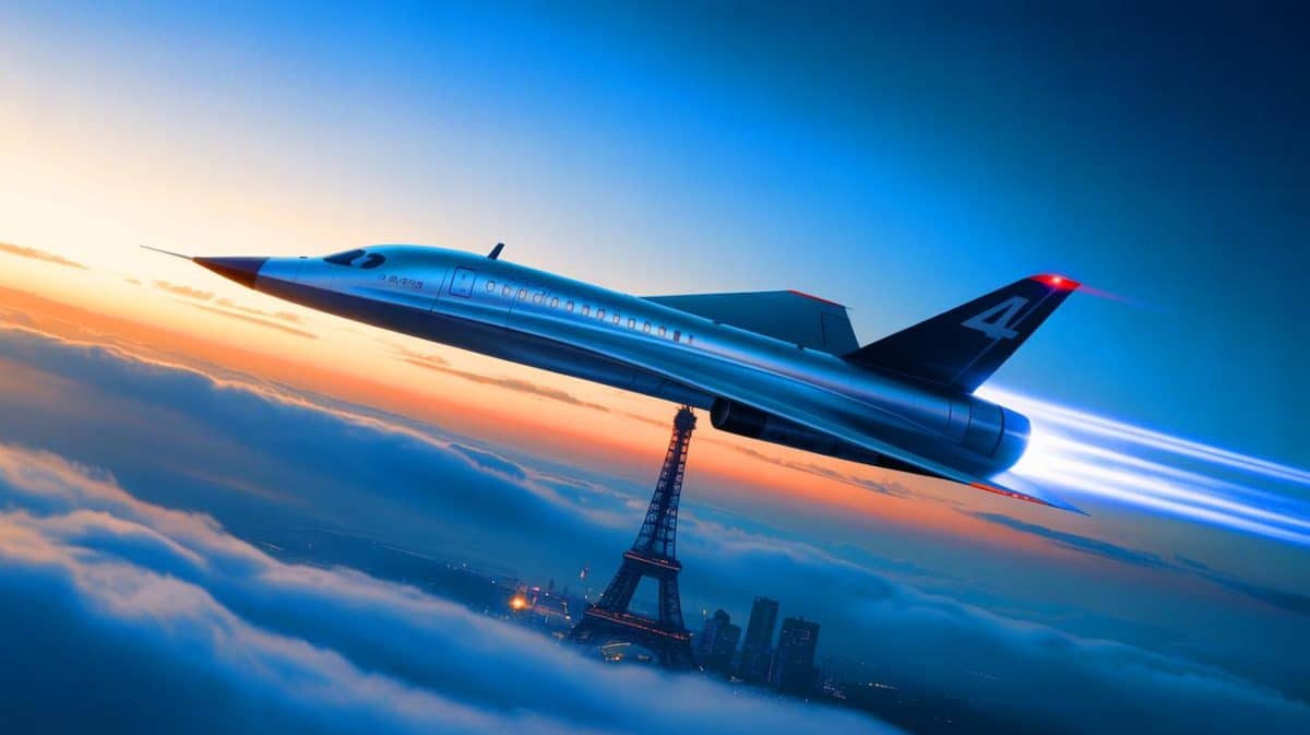 « Un avion chinois à Mach 4 » : 5 140 km/h pour relier Paris à Shanghai en seulement 2 heures, une prouesse technologique inédite Illustration de l'avion supersonique Cuantianhou développé par Lingkong Tianxing Technology.