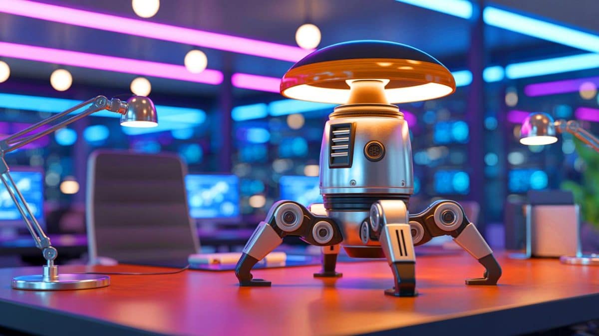 « Mi-Mo, la lampe-robot inspirée de Pixar qui parle, écoute et se déplace » : l’IA japonaise qui réinvente l’interaction au quotidien Illustration de Mi-Mo, la lampe robotisée innovante de Jizai Inc. présentée au CES 2025.