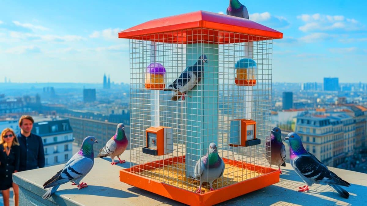 « Un pigeonnier contraceptif en ville » : la méthode la plus folle testée pour limiter la prolifération des pigeons Illustration de la gestion des populations de pigeons en milieu urbain pour réduire les nuisances.