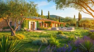 « Un rêve provençal » : Karine Le Marchand dévoile enfin les secrets de son mas rénové après 4 ans de travaux Illustration de la rénovation écoresponsable du mas provençal de Karine Le Marchand à Aix-en-Provence.