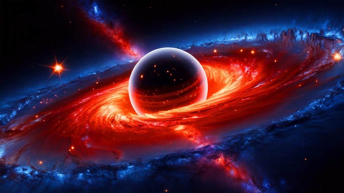 « L’intelligence artificielle perce le secret de Sagittarius A* » : la rotation du trou noir supermassif redéfinit notre compréhension cosmique Illustration de l'étude du trou noir Sagittarius A* grâce à l'intelligence artificielle.
